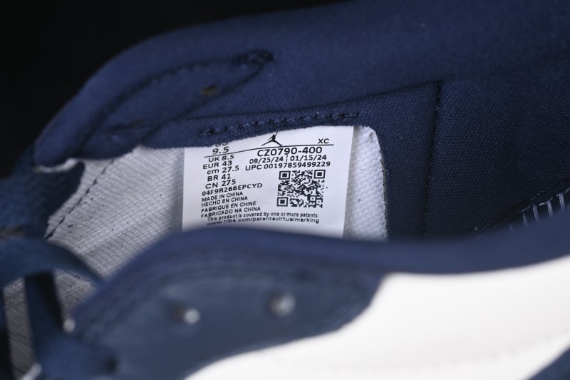 Nike Air Jordan 1 Low OG Obsidian Low-Top Cultural Basketball Shoes - CZ0790-400