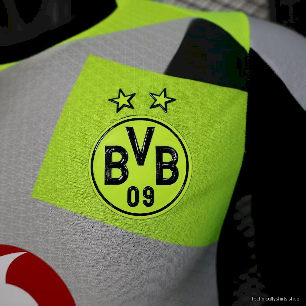 2025/26 Player Version Mens Borussia Dortmund Away Jersey