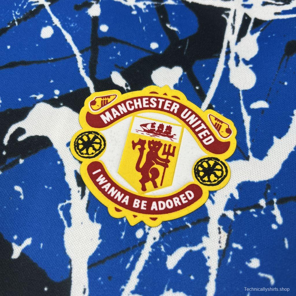 2025/26 Mens Manchester United X Stone Roses Long Sleeve Jersey
