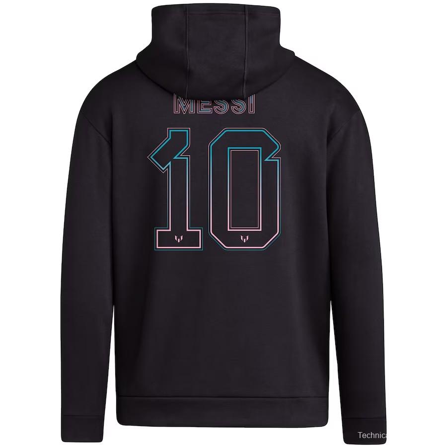 2023 Inter Miami Messi x adidas Name & Number Fleece Pullover Hoodie