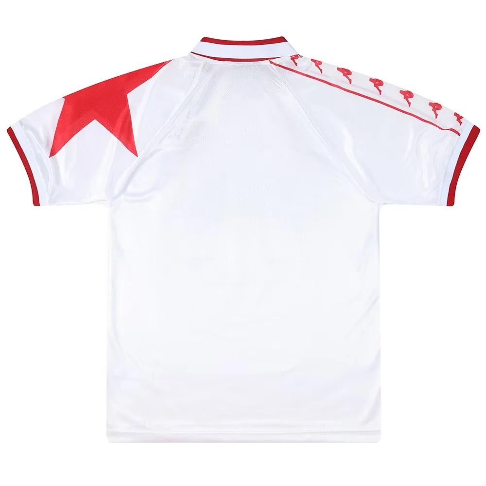 Retro 95/97 Red Star Belgrade Away White Jersey