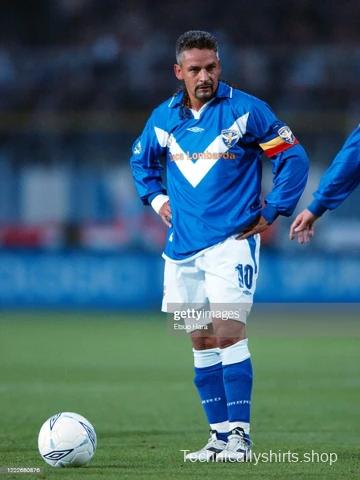 Retro 03/04 Brescia Away Blue Jersey