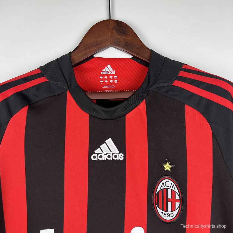 Retro 08/09 AC Milan Home Jersey