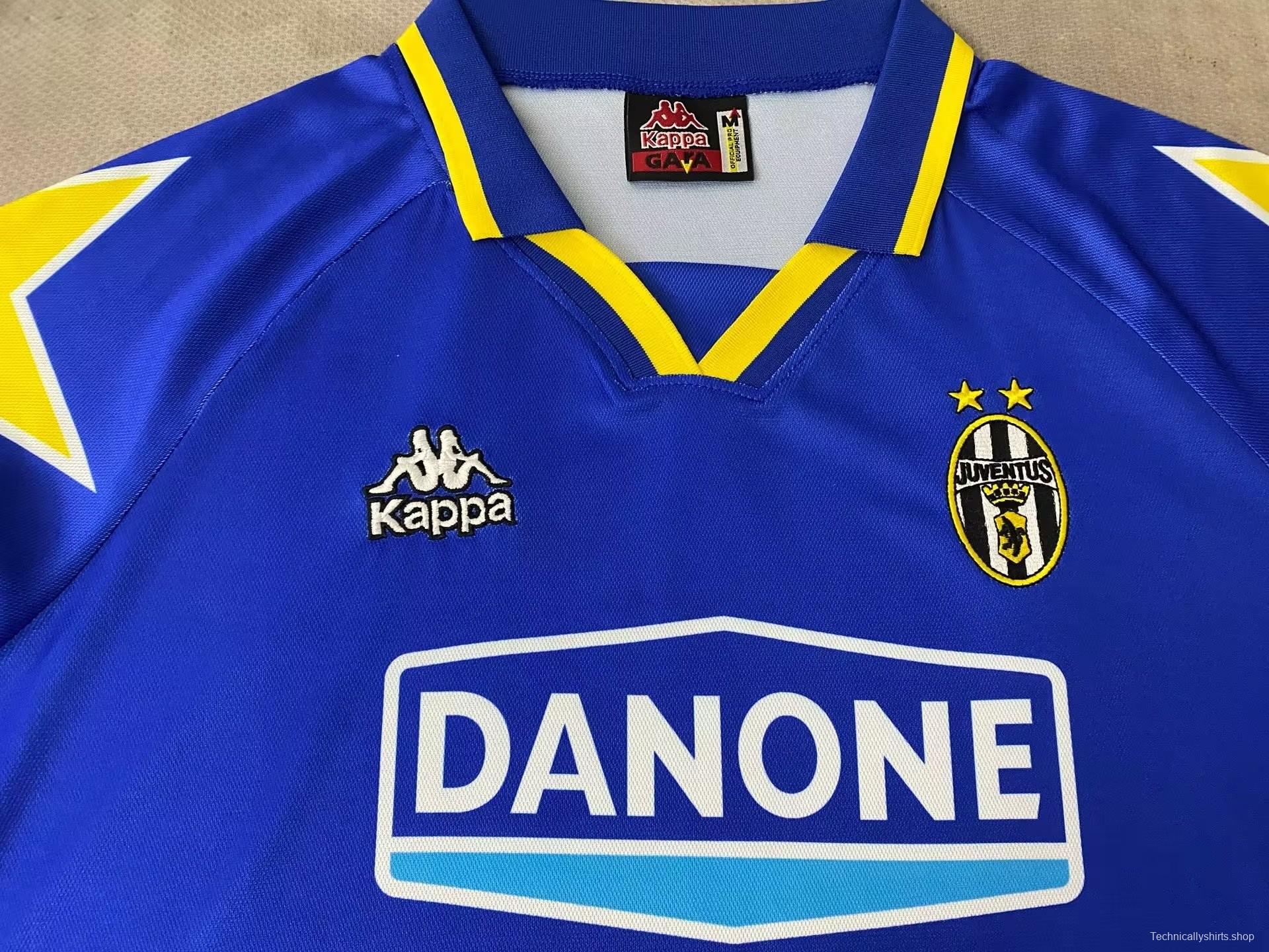 Retro 94/95 Juventus Away Blue Jersey