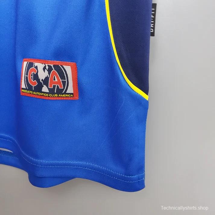 Retro 01/02 Club America Away Blue Jersey