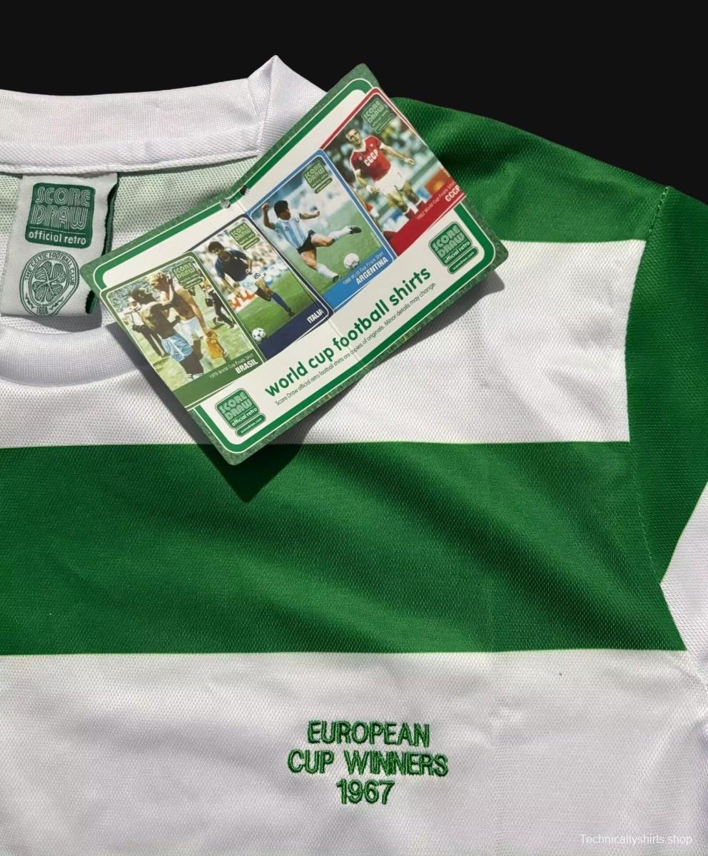 Retro 66/67 Celtic Home Jersey