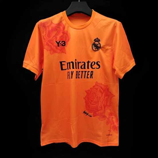 24/25 Real Madrid x Yamamoto Orange Jersey
