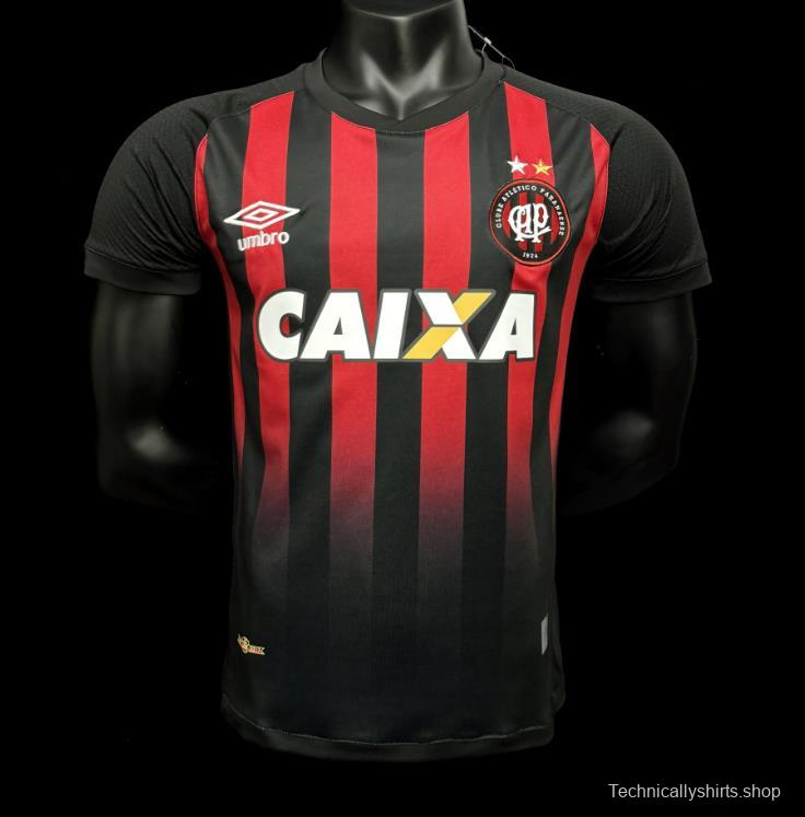 Retro 17/18 Athletico Paranaense Home Jersey