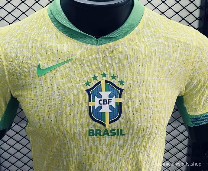 Player Version 2024 Brazil Home Jersey