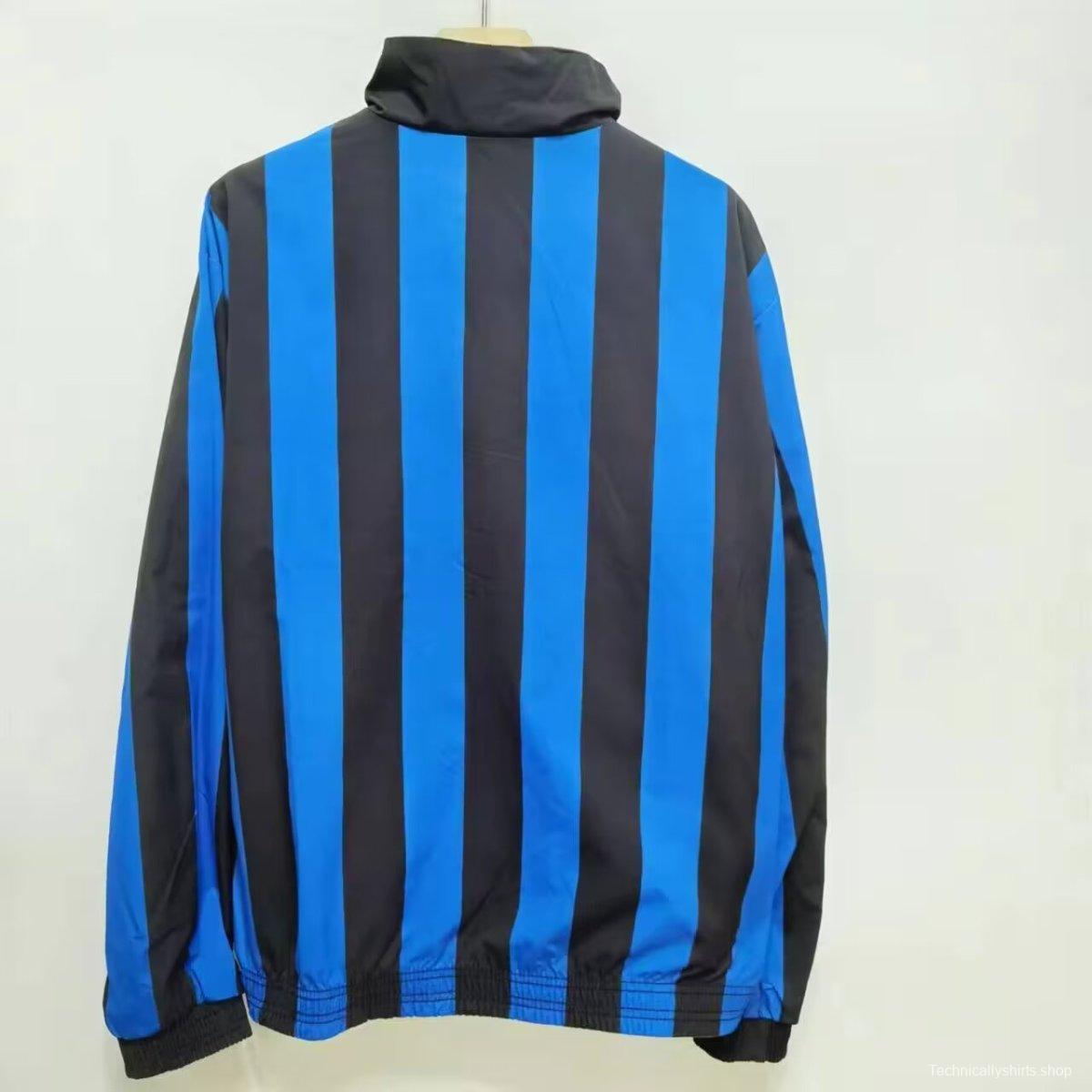 24/25 Inter Milan Green/Black Blue Reversible Windbreaker