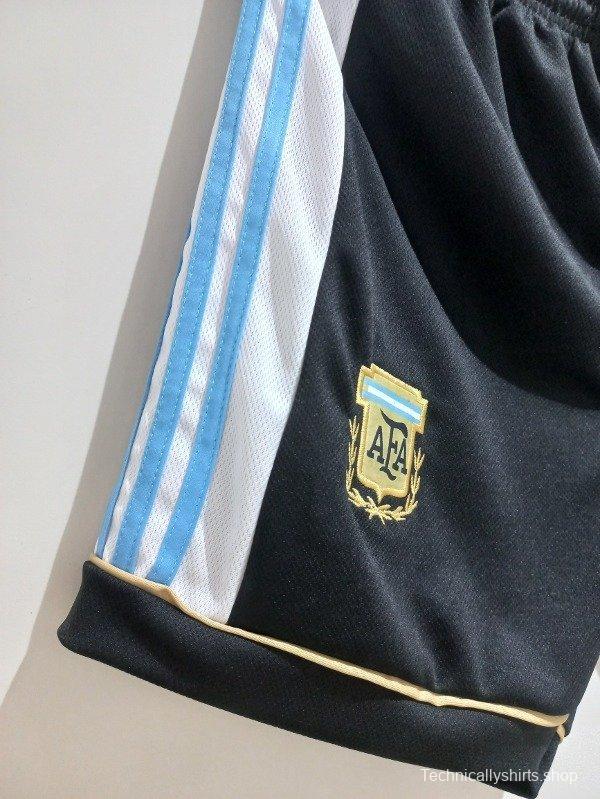 Retro 1998 Argentina Home Shorts