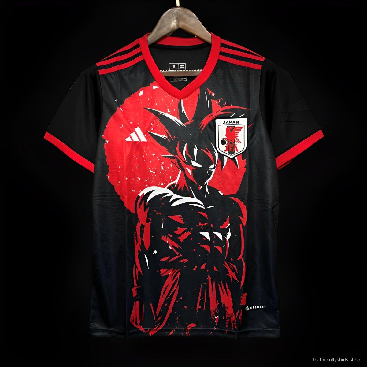 2024 Japan Dragon Ball Goku Red/Black Jersey