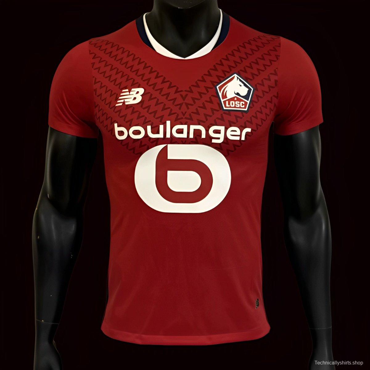 Player Version 24/25 Lille OSC Home Jersey