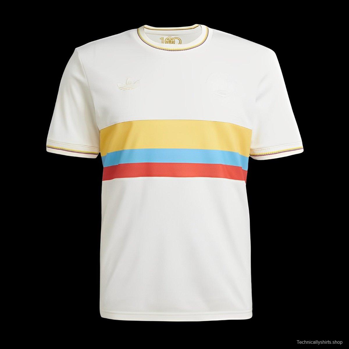 2024 Colombia White 100Th Anniversary Jersey