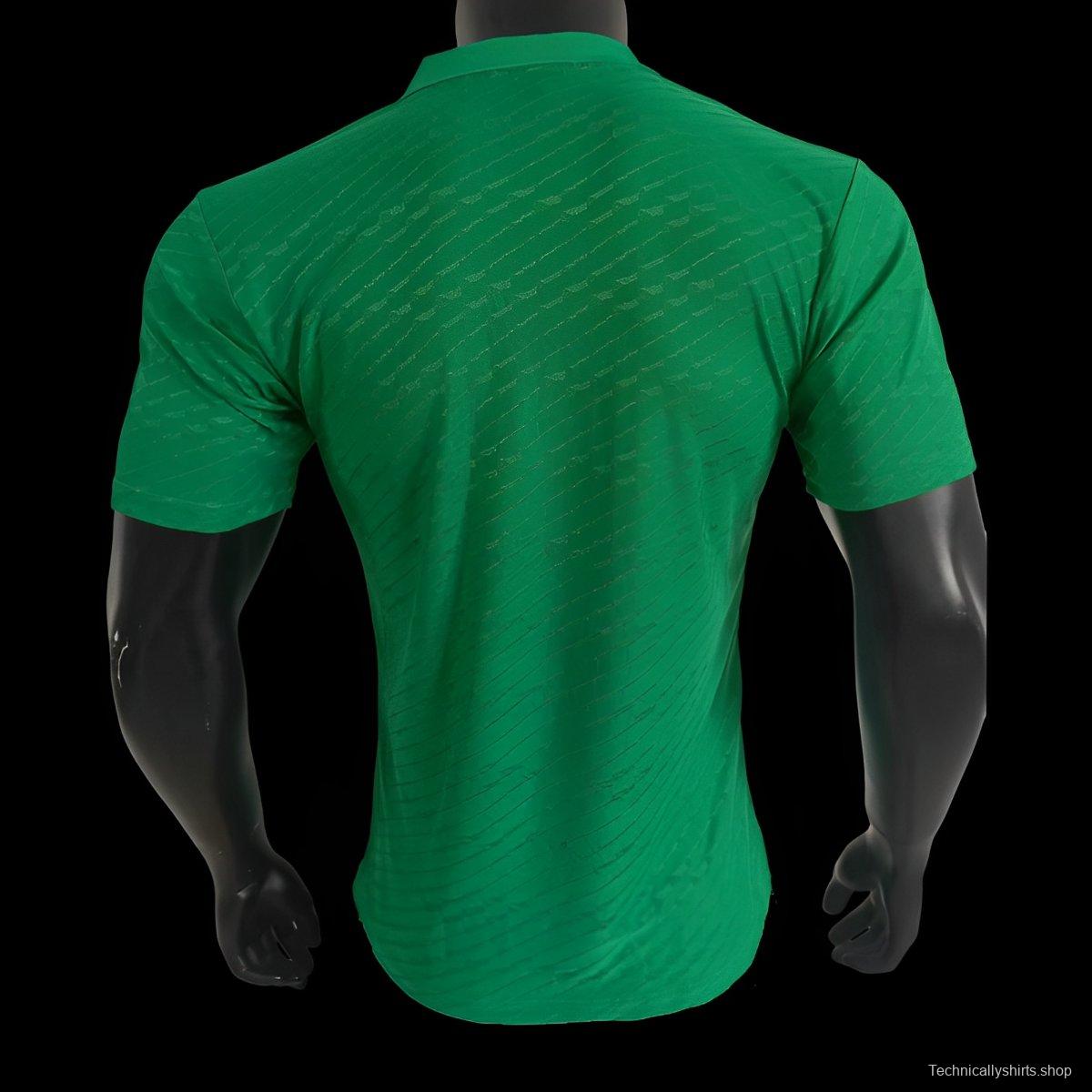 Player Version 2024 Belgium Green POLO Jersey