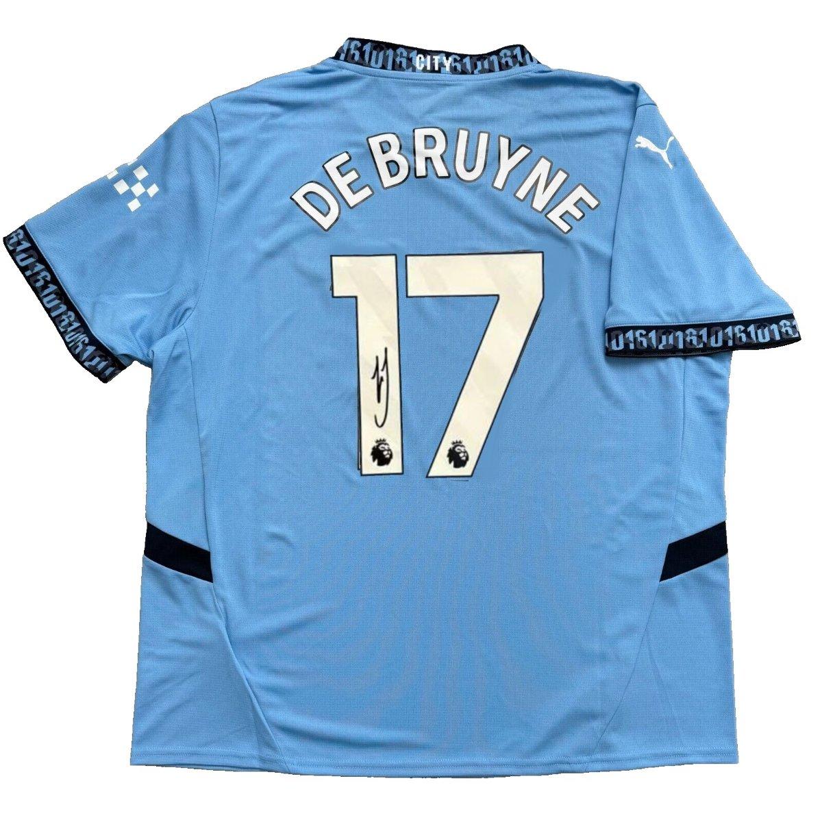 KEVIN DE BRUYNE 24/25 FINAL MAN CITY SIGNED + COA