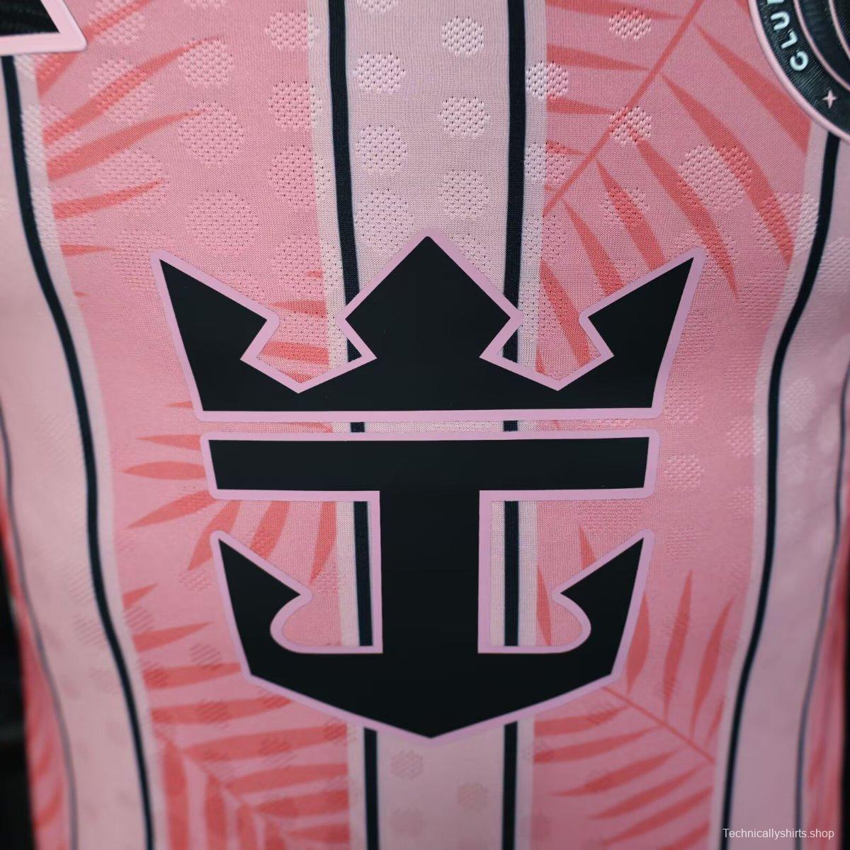 Player Version 25/26 Inter Miami CF Pink with Palm Leaf and Stripes Jersey