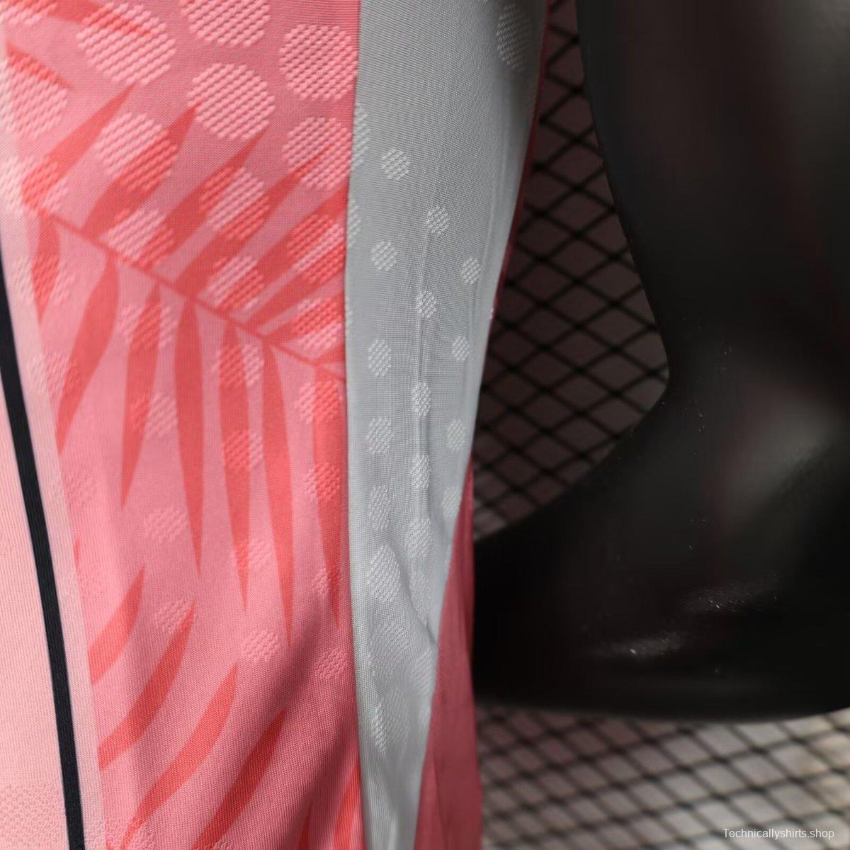 Player Version 25/26 Inter Miami CF Pink with Palm Leaf and Stripes Jersey