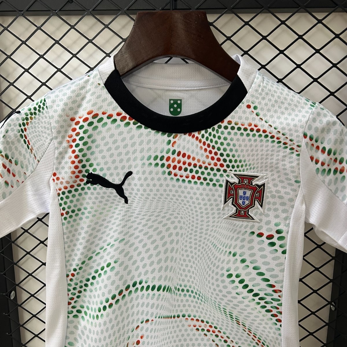 2025 Kids Portugal Away White Jersey