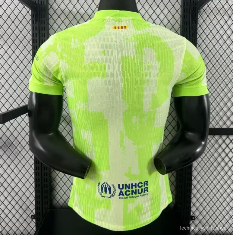 24/25 Barcelona x Travis Scott Third Green Jersey