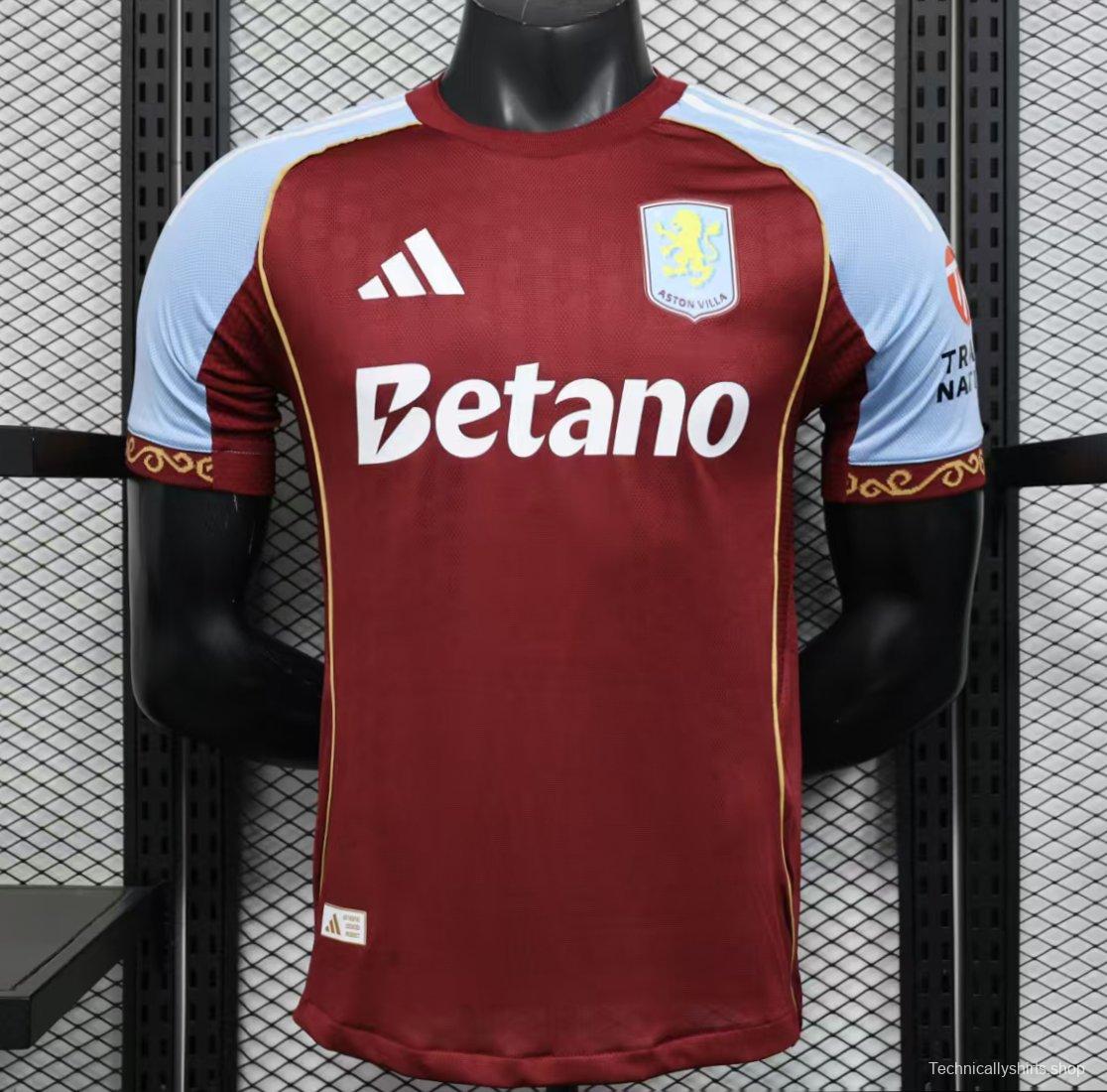 Player Version 25/26 Aston Villa Home Jersey