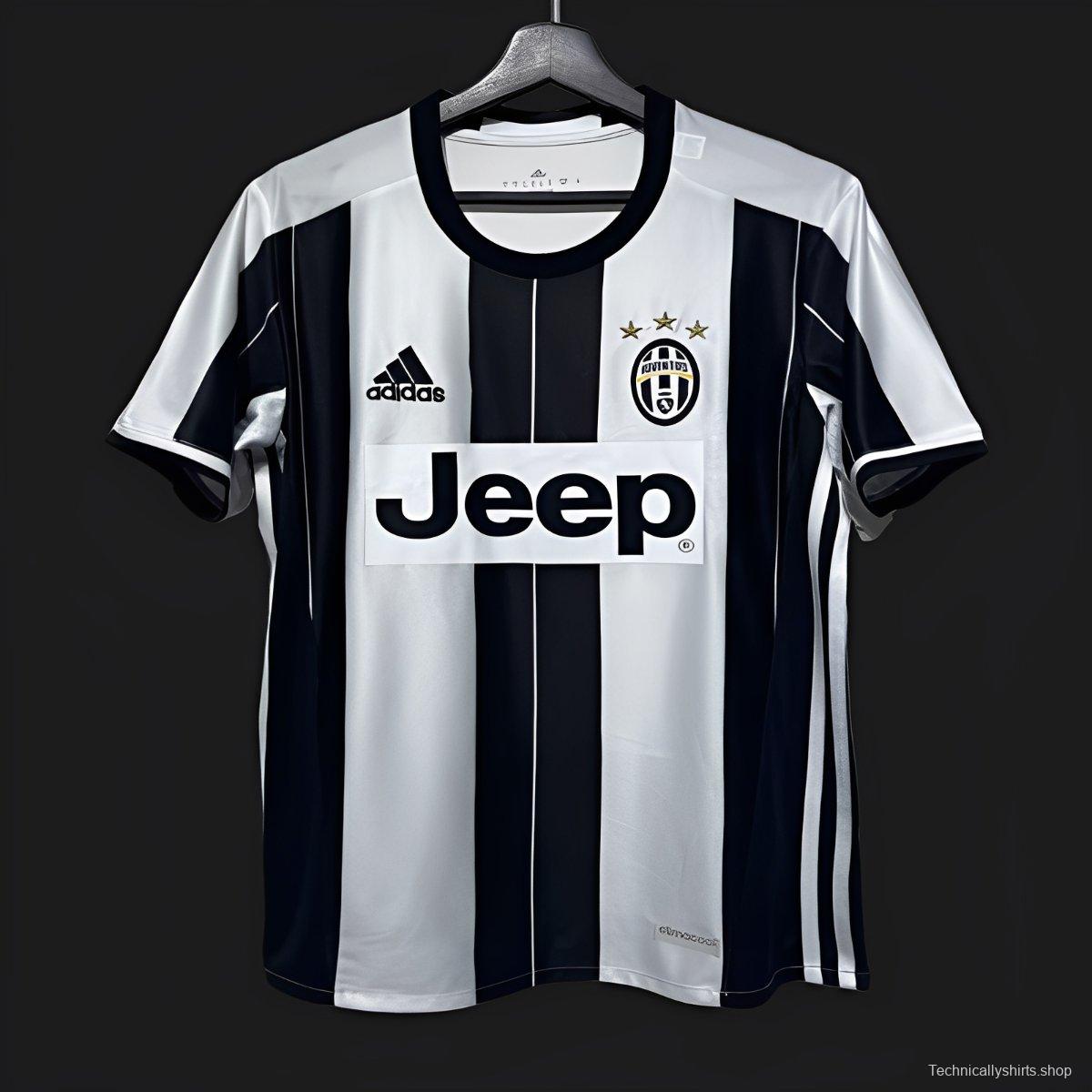 Retro 16/17 Juventus Home Jersey