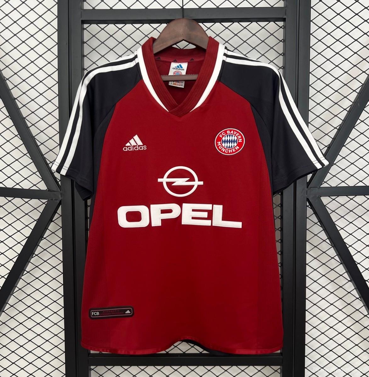 01/02 Retro Bayern Munich Home Jersey