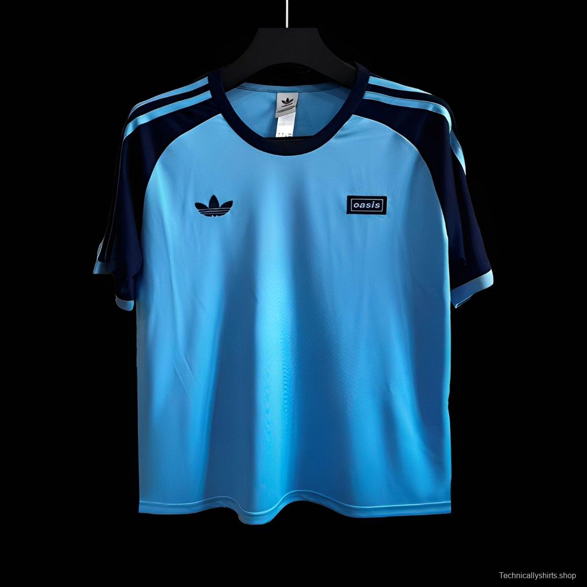 2025/26 Adidas Oasis Tour Blue Jersey