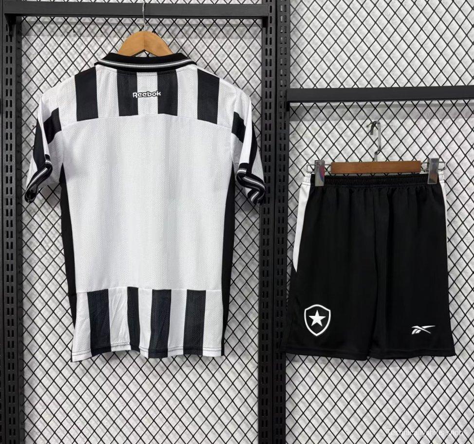 25/26 Kids Botafogo Home Jersey With Sponsor