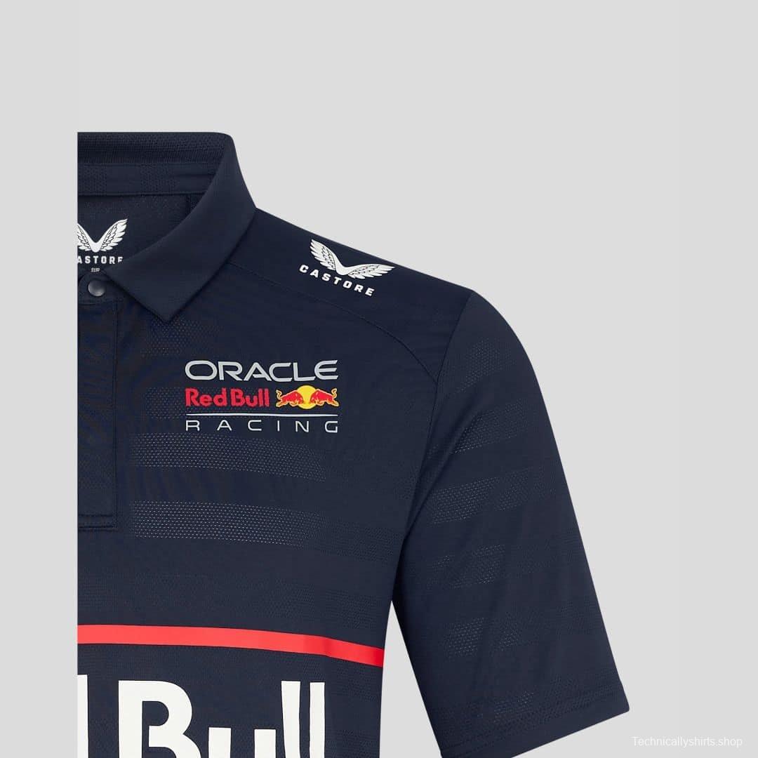 2025 F1 Oracle Red Bull Racing Navy Team Polo Shirt