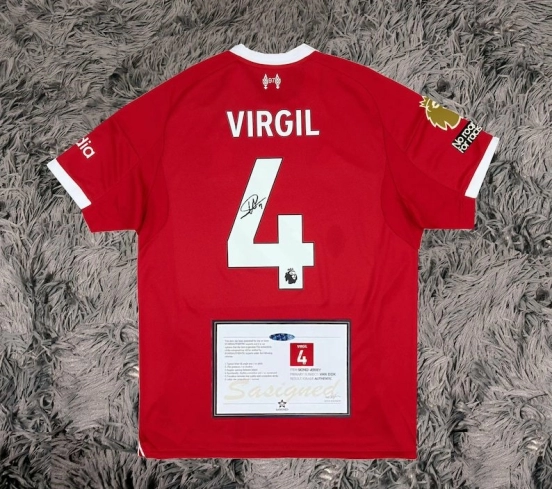 Van Dijk Liverpool 25/26 Signed