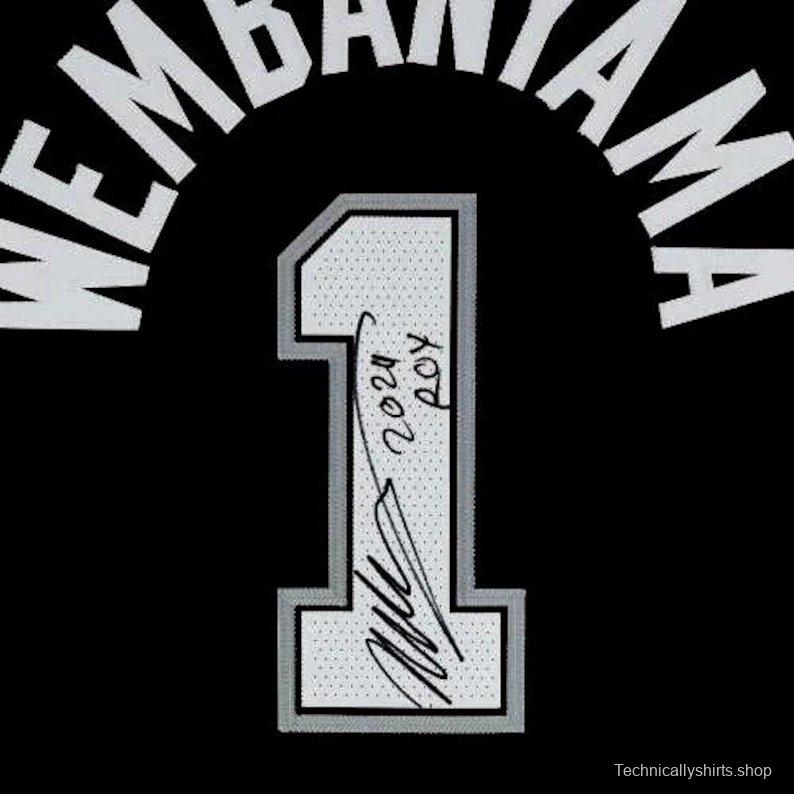 Victor Wembanyama SIGNED Roy 24 Spurs NBA