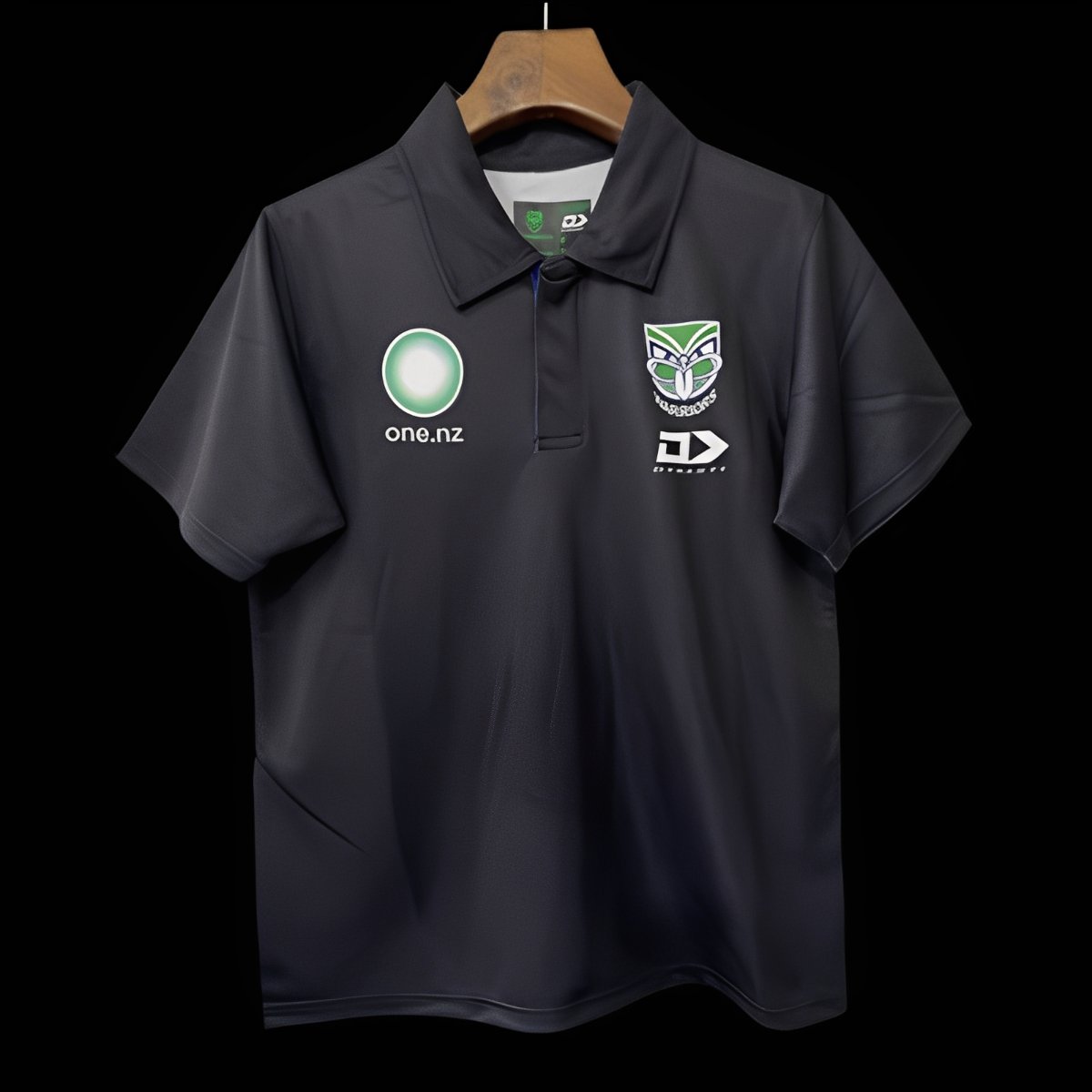 25/26 New Zealand Warriors Black Polo Shirt