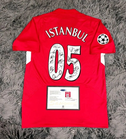 Liverpool FULL 2005 SIGNED Istanbul