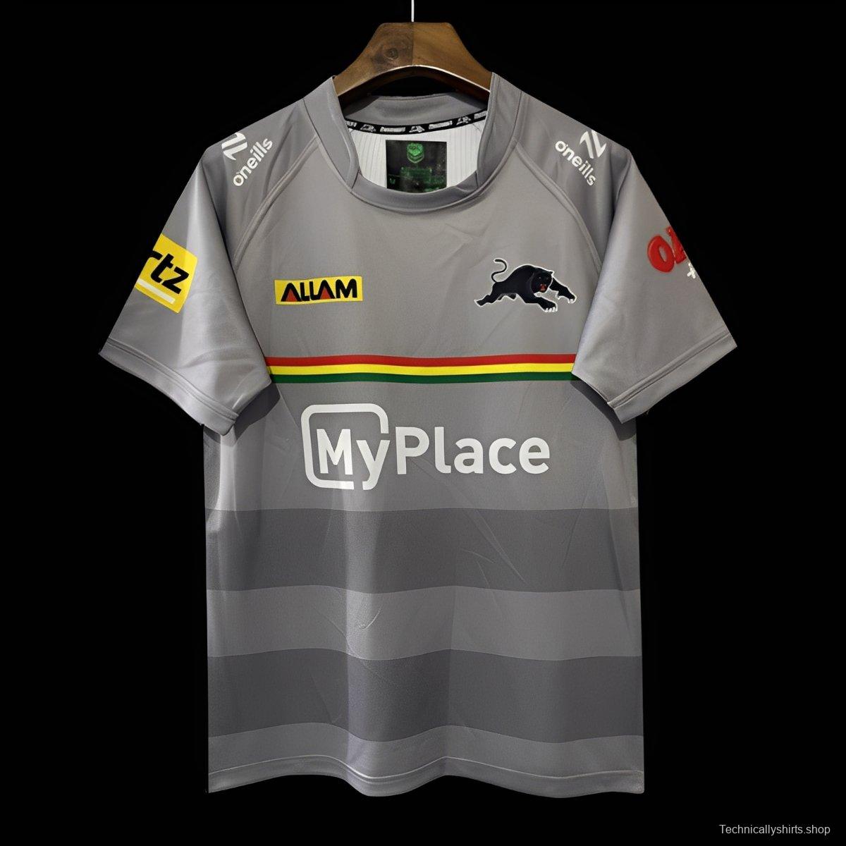 25/26 Hull FC Grey with Rainbow Hoops Heritage Jersey