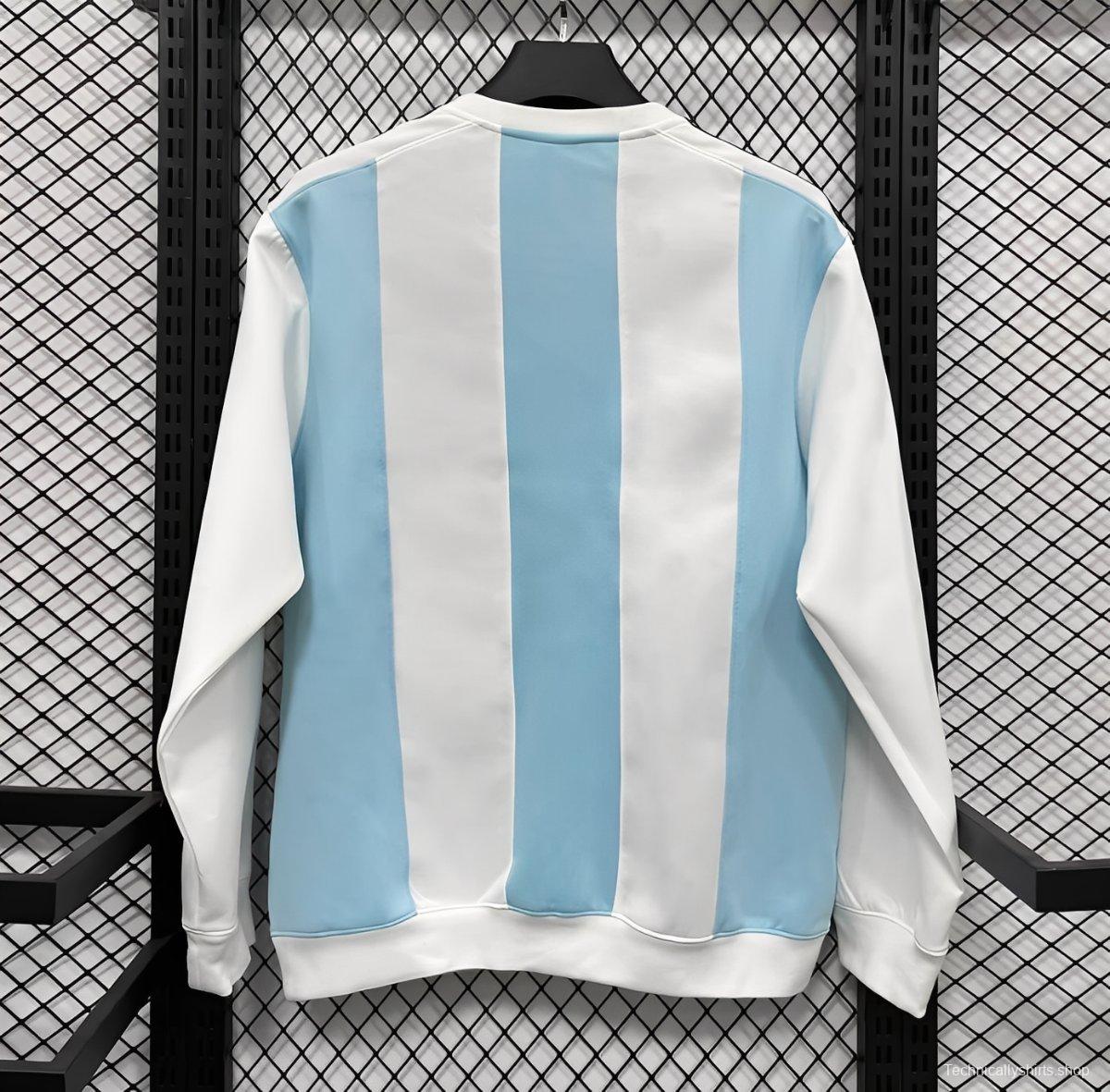 25/26 Argentina FC Home Long Sleeve Training Sweatshirt