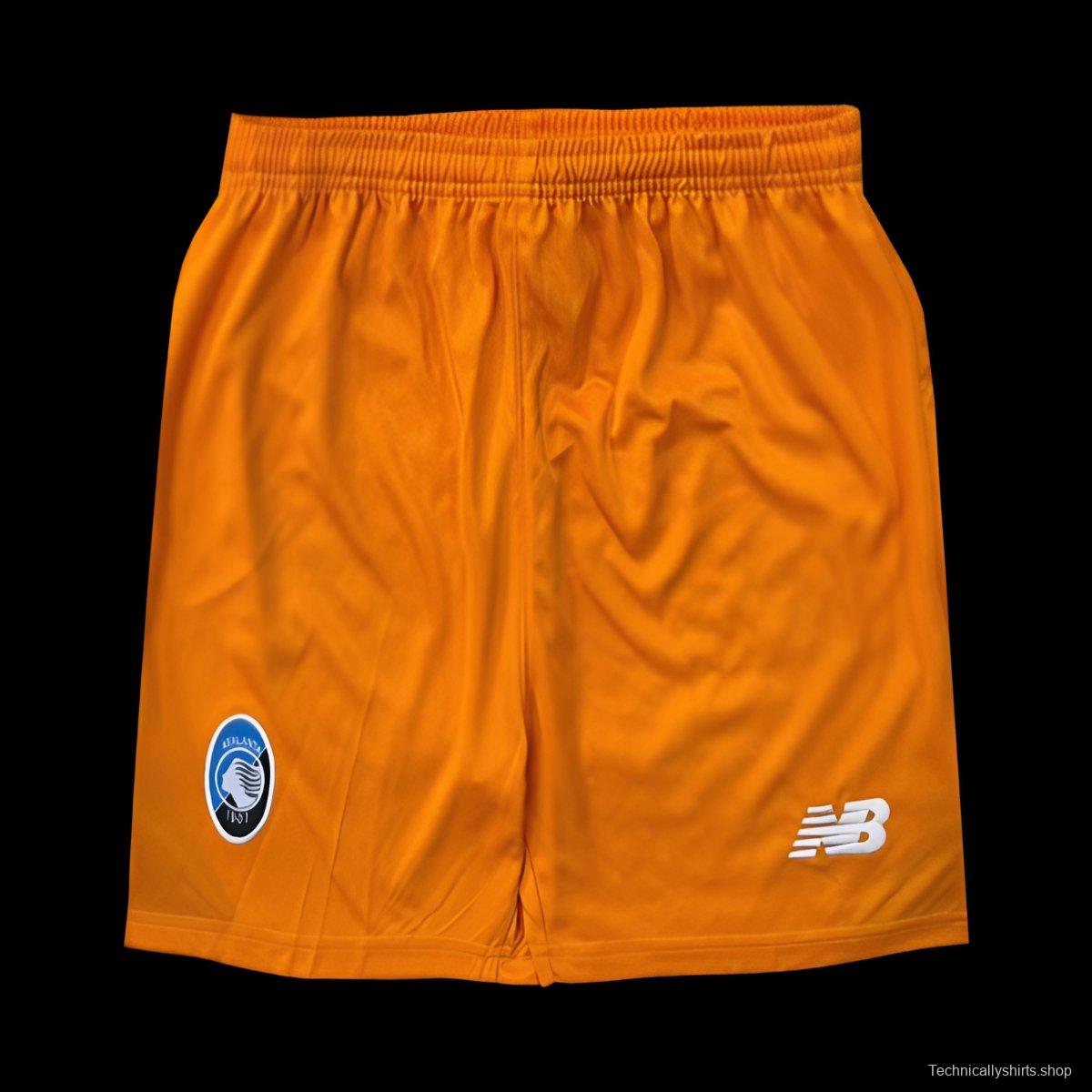 25/26 Atalanta Third Orange Shorts