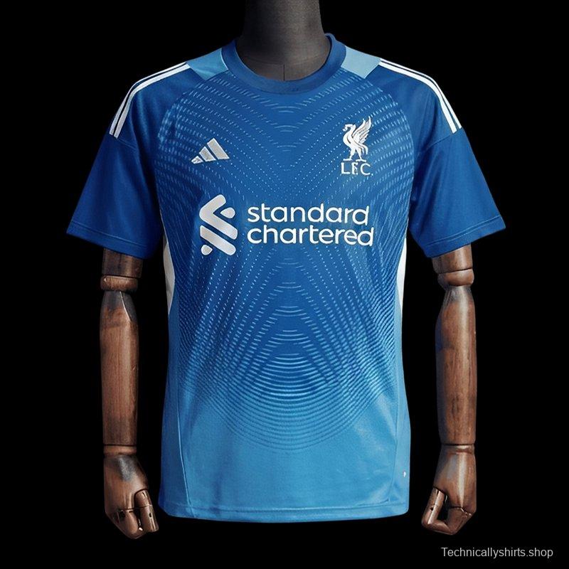 25/26 Liverpool Goalkeeper Blue Jersey