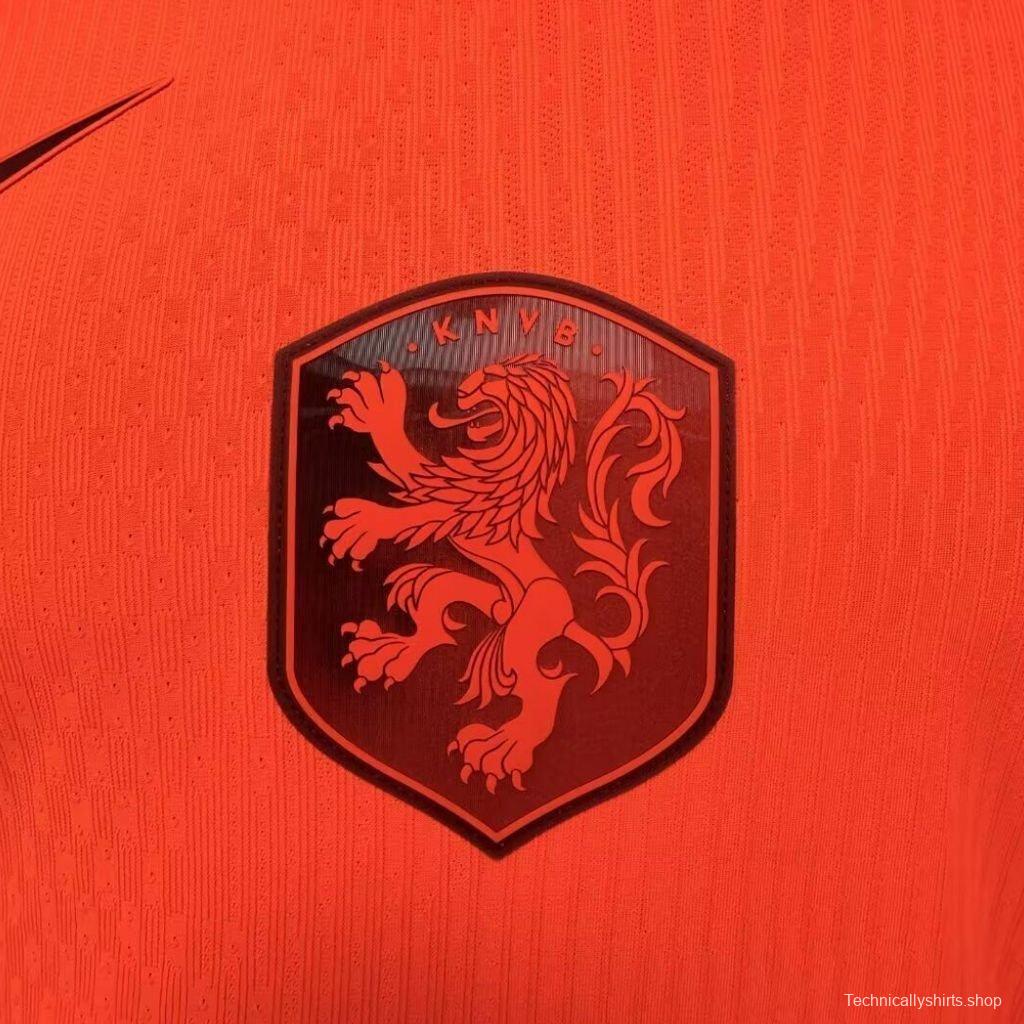 Player Version 2026 Netherlands Home Jersey