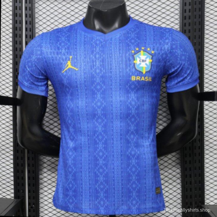 Player Version 2026 Brazil Away Blue Special Edition Jersey