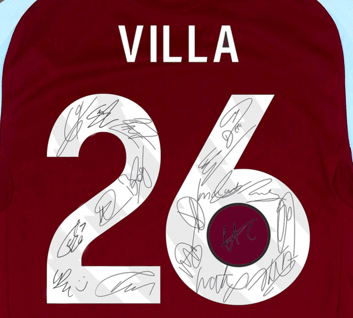 Aston Villa Team Signed 25/26