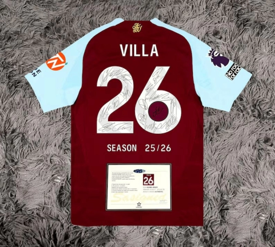 Aston Villa Team Signed 25/26