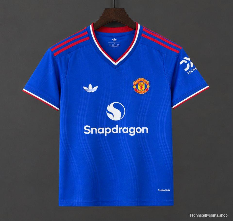 26/27 Manchester United Away Blue Jersey