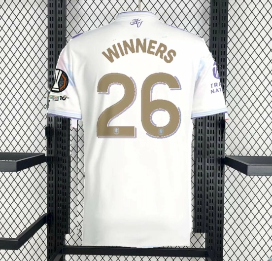 Aston Villa WINNERS 26 Third EUROPA Shirt Jersey 25/26