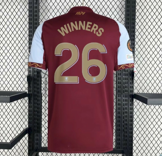 Aston Villa WINNERS 26 Home EUROPA Shirt Jersey 25/26