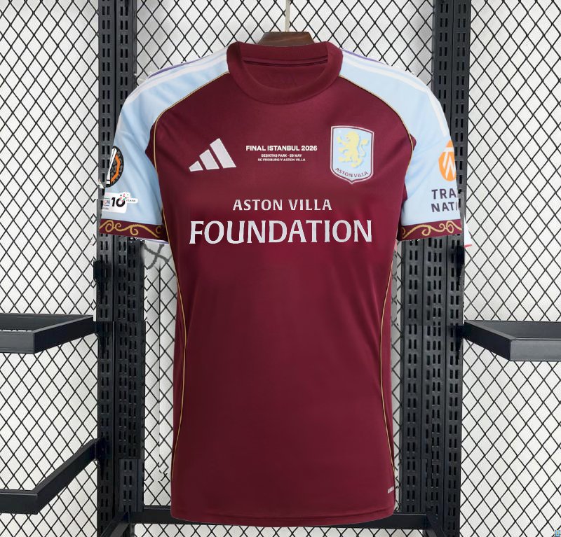 Aston Villa WINNERS 26 Home EUROPA Shirt Jersey 25/26
