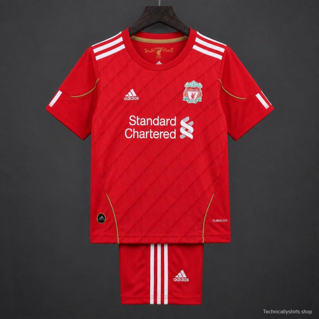 Retro Kids 2010 Liverpool Home Jersey