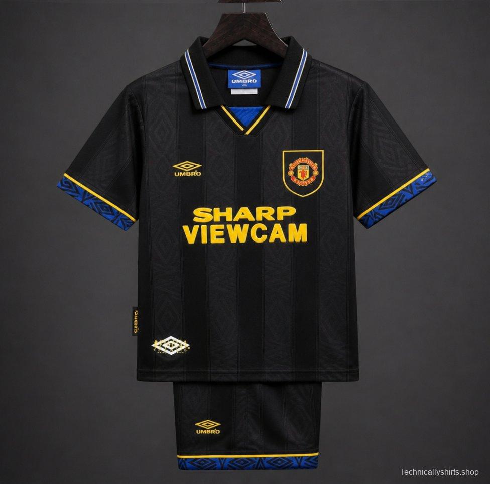 Retro Kids 93/94 Manchester United Away Jersey