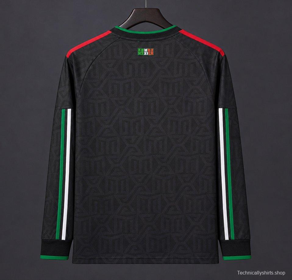 2026 Mexico Black Third Long Sleeve Jersey