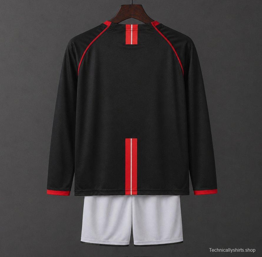Retro Kids 07/08 Manchester United Away Long Sleeve Jersey